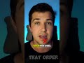 You can't cancel orders once started  check for cancel button