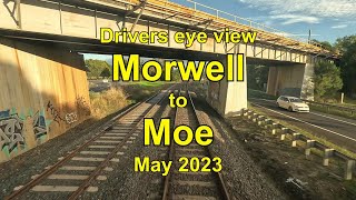 Drivers eye view, Morwell to Moe