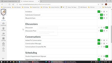 Student Notifications in Canvas