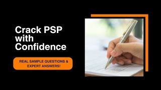 🔥 Crack PSP with Confidence: Real Sample Questions & Expert Answers!