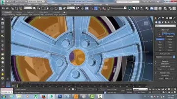 Wheel Modeling by 3ds max for Ford Mustangr 1969 Time Lapse