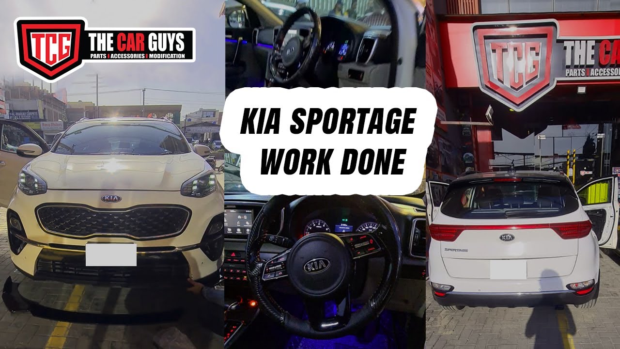 KIA SPORTAGE WORK DONE I AMBIENT LIGHTS INSTALLED I CAR ACCESSORIES I