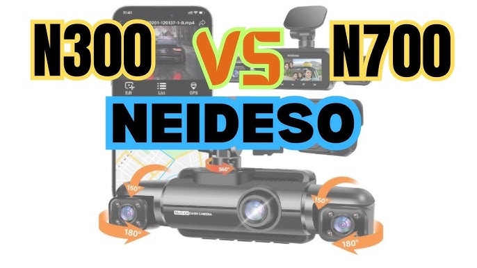 Neideso 360° Dash Cam Car Camera with Hardwire Kit with 24 Hour Radar  Detection Parking Monitoring