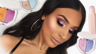 Purple Glam Fenty Killawatt Foil / Huda Beauty Desert Dusk Palette | Makeup Tutorial
Instagram: emmacervin
Hey guys! Welcome back to a new video!
So this is my second look using the new Beach Please collection from Fenty Beauty, and today I wanted to play around with the Killawatt Foiled highlighters and create something more “me”. I came up with this beautiful, glamorous purple smokey eye. I matched it with a nude lip and glow skin. I hope you like it!
You might be interested in these videos:
Winged Eyeliner Tutorial
https://www.youtube.com/watch?v=VcfkiPHYtvY
How To Apply False Eyelashes
https://www.youtube.com/watch?v=m02n42Lmx1U
PRODUCTS USED IN THIS VIDEO
E Y E S
Fenty Beauty Match Stix - Confetti
Fenty Beauty Killawatt Foil Freestyle Highlighter - Mimosa Sunrise / Sangria Sunset
Fenty Beauty Killawatt Foil Freestyle Highlighter - 7daywknd / Poolside
Fenty Beauty Killawatt Foil Freestyle Highlighter - Sand Castle / Mint’d Mojito
Huda Beauty Desert Dusk Palette
- Blazing
- Amethyst
Anastasia Beverly Hills Dream Glow Kit - Etherial
Inglot AMC Gel Eyeliner - 77
Marc Jacobs Highliner Gel Eye Crayon - Mist Me?
Slay Lashes - Muse
B R O W S
Anastasia Beverly Hills Dipbrow Pomade - Chocolate
C H E E K S
Morphe 9B Blush PaletteFenty Beauty Match Stix - Trippin
L I P S
Anastasia Beverly Hills Matte Lipstick - Nude
Nabla Cosmetics Velvetline Lip Pencil - Closer
F A C E
Fenty Beauty Pro Filt’r Instant Retouch Primer
Fenty Beauty Pro Filt’r Soft Matte Foundation - 310
Urban Decay Naked Skin Concealer - Medium Dark Neutral
Kicks Translucent Loose Powder
Make Up Store Compact Powder - Caramel Creme
Kat Von D Shade + Light Contour Palette
D I S C O U N T C O D E S
10% off Feline Lashes
Code: EMMA10
http://bit.ly/2s80V8L
15% off Sam Marcel
Code: EMMACERVIN
https://sammarcel.com
B L O G & S O C I A L M E D I A
instagram.com/emmacervin
twitter.com/emmacervin
C O N T A C T
If you’re a company and want to get in contact with me, you
can send me an email at: contact.emmacervin@gmail.com
M U S I C
Royalty Free music from YouTube audio library
Artist: Max McFerren
Song: Atrus Groovmacher Purple Glam Fenty Killawatt Foil / Huda Beauty Desert Dusk Palette | Makeup Tutorial