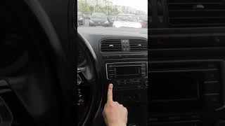 Как включить родную магнитолу в Volkswagen polo sedan 1.6
