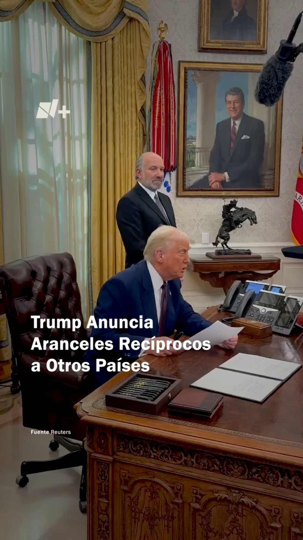 Trump anuncia aranceles recíprocos para otros países - N+ #Shorts