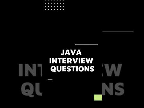 Java Interview Questions