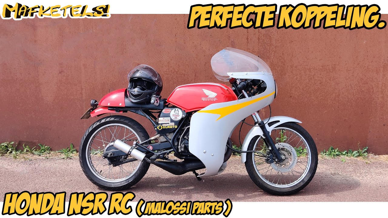 Honda NSR 110cc Malossi Schakelen ZONDER Koppeling Benzine Challenge! YouTube