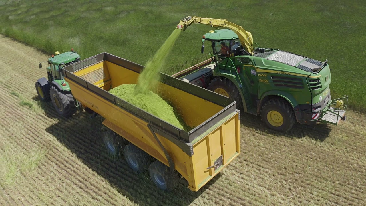100% JOHN DEERE à l'ensilage de seigle