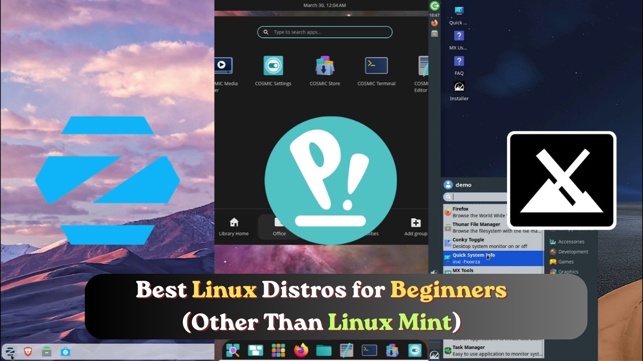 3 Best Linux Distros for Beginners (Other Than Linux Mint) - YouTube