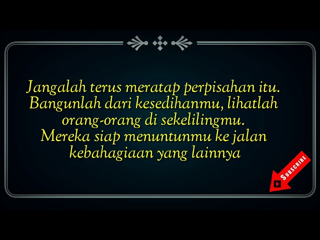 Kata Kata Mutiara Perpisahan Yang Sedih Dan Menyentuh Hati 