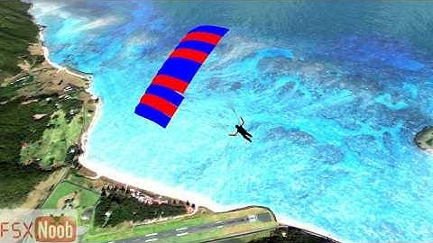 Parachute Jump ( Freeware ) Model Details FSX Gameplay HD
