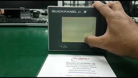 GE Fanuc Quick Panel Jr Operator Panel HMI Repairs by Dynamics Circuit (S) Pte. Ltd.