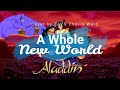 A Whole New World (Lyrics) Cover By ZAYN Zhavia Ward #Aladin #Jasmine #Disney