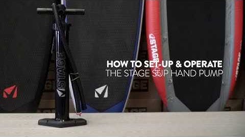 STAGE ISUP Double Action Hand Pump - Paddleboard Pump (SUP)