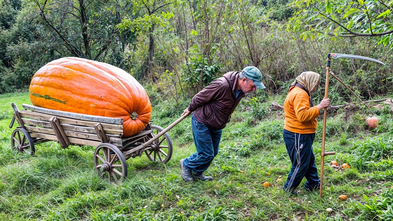 LONELY Grandma & Son in CARPATHIAN Village | Hard Mountain Life | Ancient Traditions