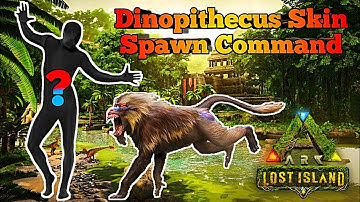 ARK Lost Island Dinopithecus Skin Spawn Command