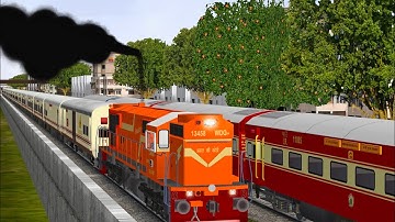 Royal Rajasthan On Wheels PART 1 #RoyalRajasthan || MSTS || || OPEN RAILS ||