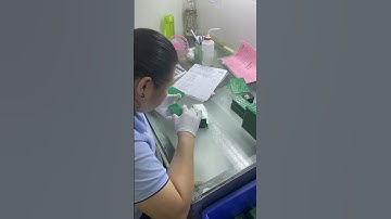 In the process of PCB FQC before shipping to customers #pcb #manufacturing