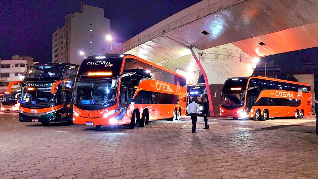Férias! Movimentação de ÔNIBUS na Rodoviária de BH