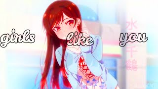 Download Lagu Maroon 5 - Girls Like You  |AMV| Anime Mix MP3