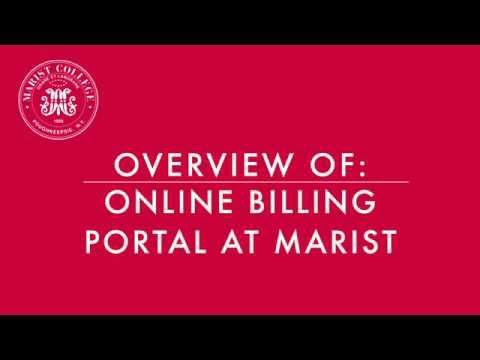 Overview of Student's Marist Online Billing Portal