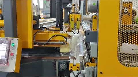 Auto compression and roll packing line for foam blocks,sofa