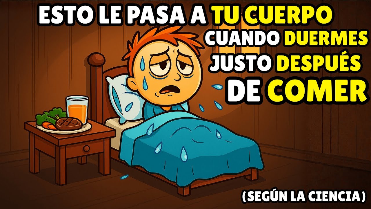¿QUÉ pasa SI TE DUERMES justo DESPUÉS DE COMER?🌙 (SEGÚN LA CIENCIA)