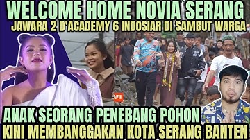 NOVIA SERANG PULANG KAMPUNG❗DI SAMBUT HISTERIS WARGA SERANG BANTEN | REACTION