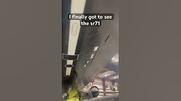 Finally was able to see the SR 71 blackbird#plane #interesting #aviation #sr71blackbird #military