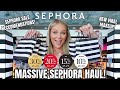 Huge sephora haul 2024  new makeup favorite makeup  more sephora sale haul  recommendations