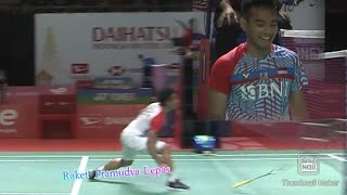 Pramudya: Oh my god racket is licin 🤣 | Kocak Raket Pramudya Lepas