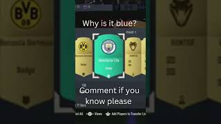 Blue Manchester City Badge FIFA  Ultimate Team Fut