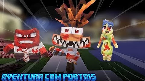 DIVERTIDAMENTE 2 NO MINECRAFT !! AVENTURA COM PORTAIS