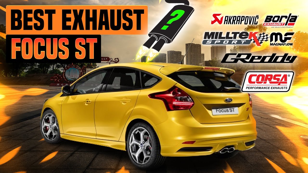 Ford Focus ST Exhaust Sound 🔥 Compilation,Stock,Borla,Straight Pipe