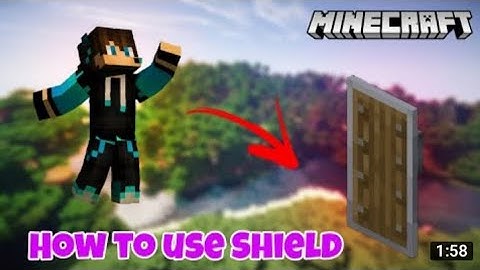 How to apply shield in minecraft pocket edition || Minecraft Hindi || #minecraft @eagletrader6