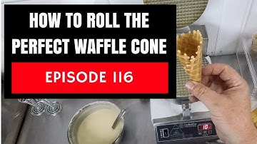 How to Roll a Waffle Cone