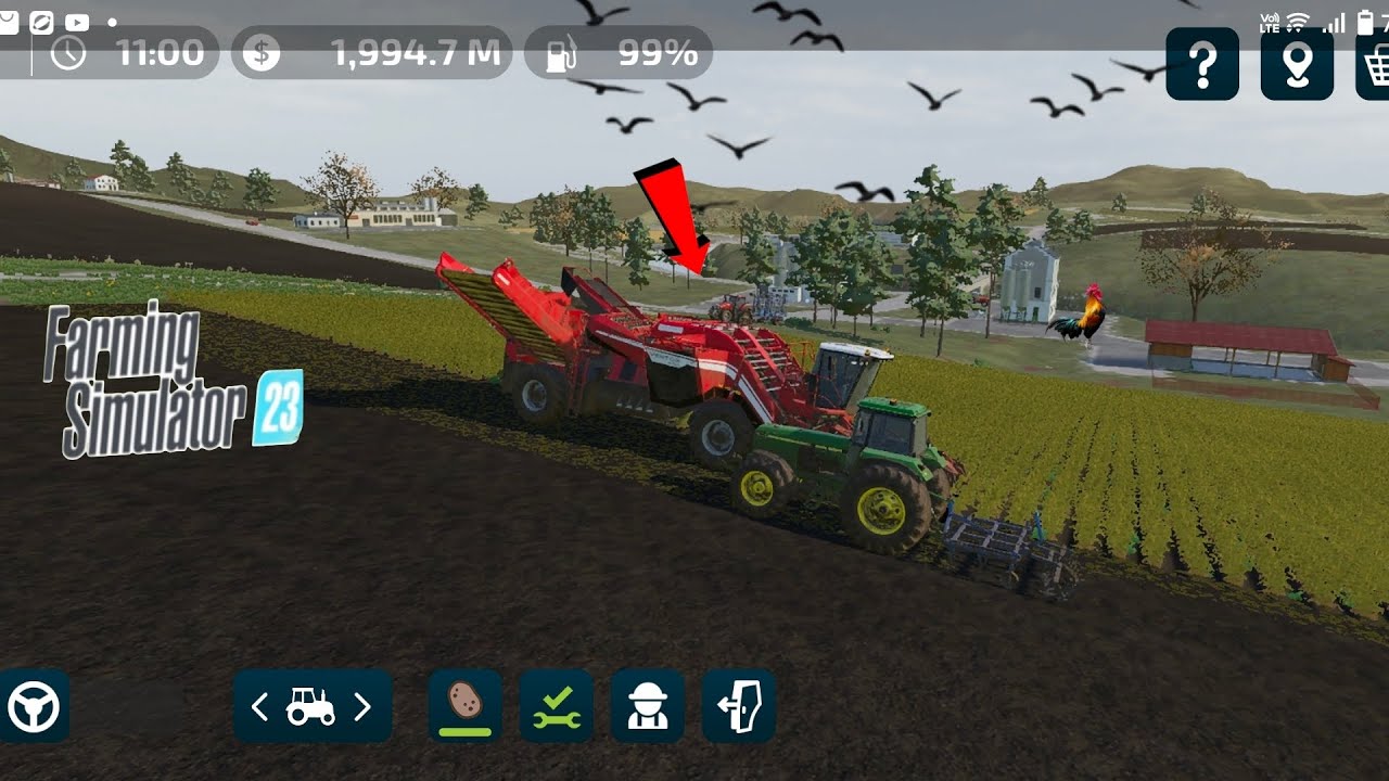 How to grow potatoes in FS 23 game?