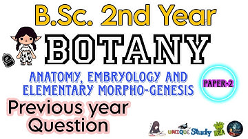 B.Sc 2nd Year Botany Paper 2 , Previous year question paper | SriDev Suman University| Examinations