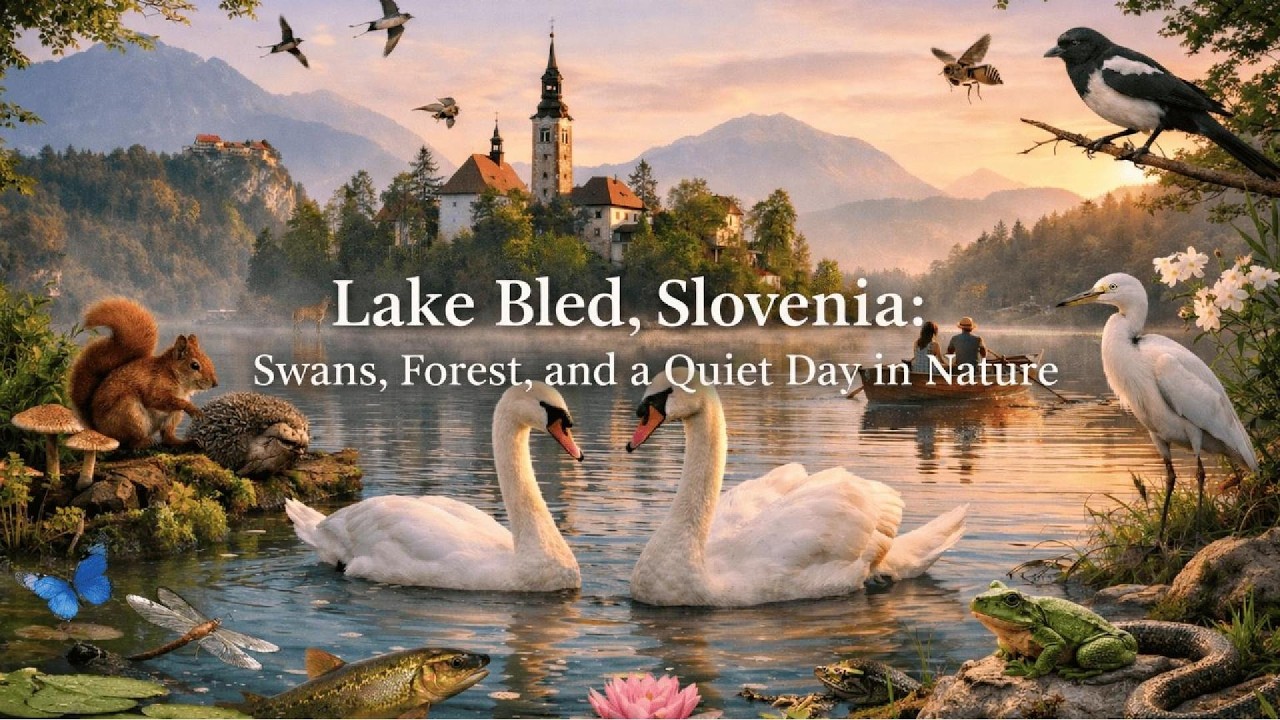 Lake Bled, Slovenia: Swans, Forest, and a Quiet Day in Nature