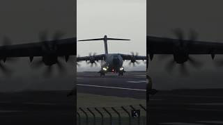 Royal Air Force Airbus A400M End of the Day Landing at Lajes #shorts