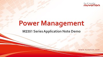 【M2351】Power Management