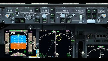 MCP 16 VOR/LOC Switch -- Localizer Flight Demo