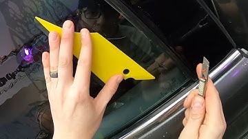 How to Hand Cut Tint DOUBLE CUTTING Shifting Window