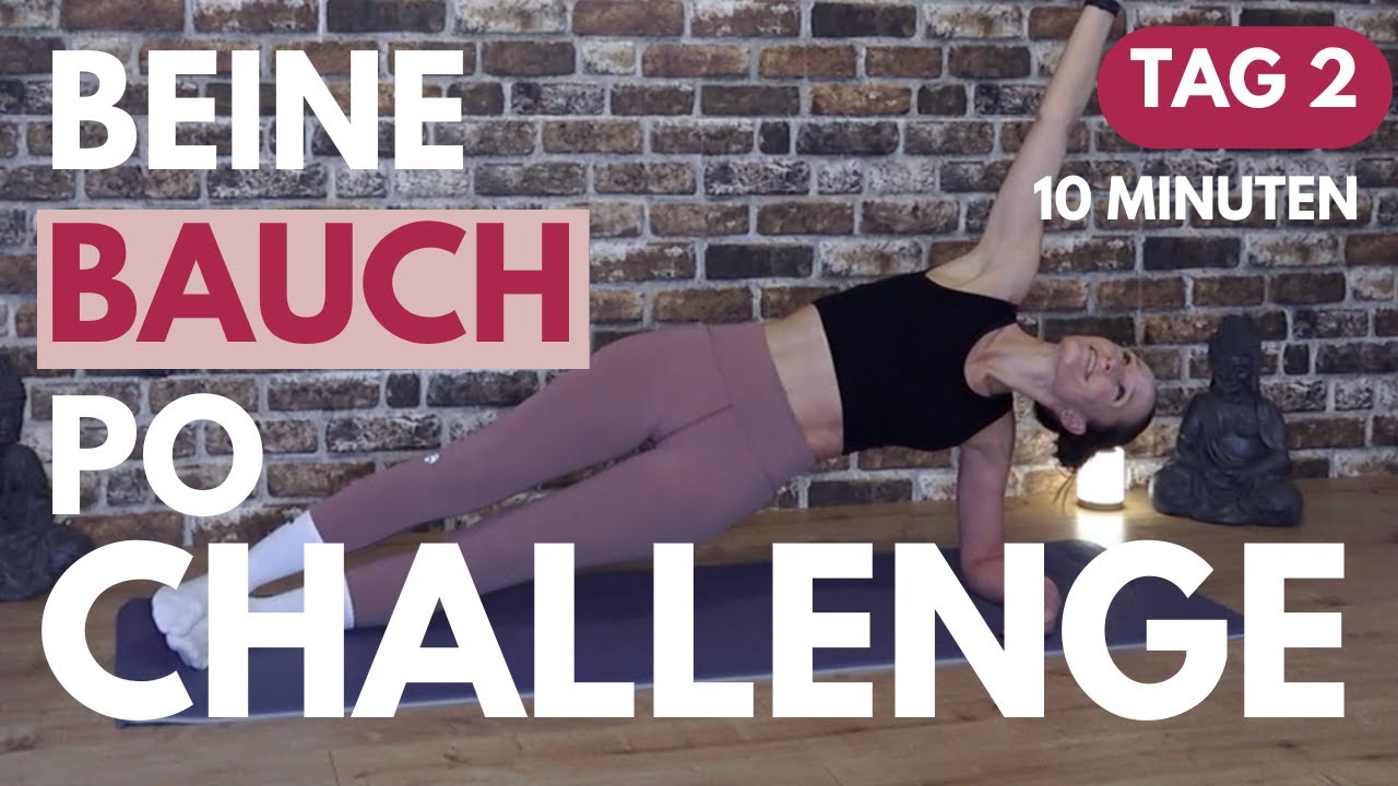 Tag 2 - 10 Minuten Bauch-Workout – Flacher Bauch & weniger Fett! Perfekt für zu Hause