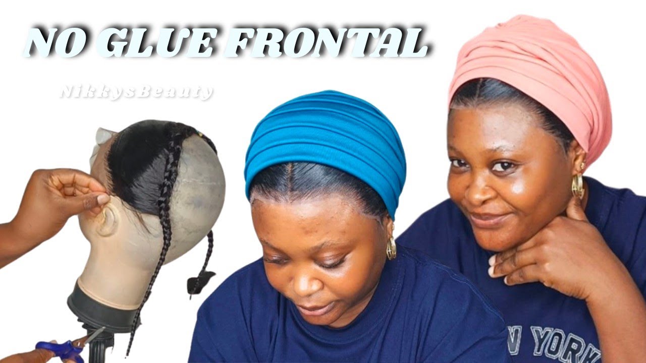 How To Make The New Viral Glueless Frontal Band Wig (No Glue,No Stress)/ Perfect For Turban & Scarfs