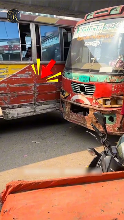 ternyata ini penyebab buss di India pada penyok 😄#shortvideo #shorts