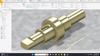 3D CAD Tutorial for Beginner's : Modeling a Simple Shaft in Autodesk Inventor