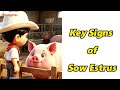 Key Signs of Sow Estrus#pigfarming #pig #pigfeed
