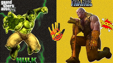 GTA 5 : HULK Broke THANOS EVERY BONE In GTA 5 ! (GTA 5 mods)